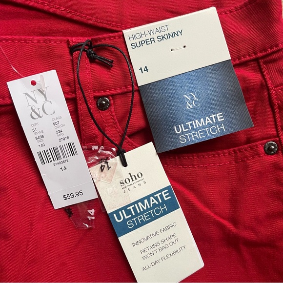 New York & Company NEW High Waist Super Skinny Jeans - Picture 2 of 2